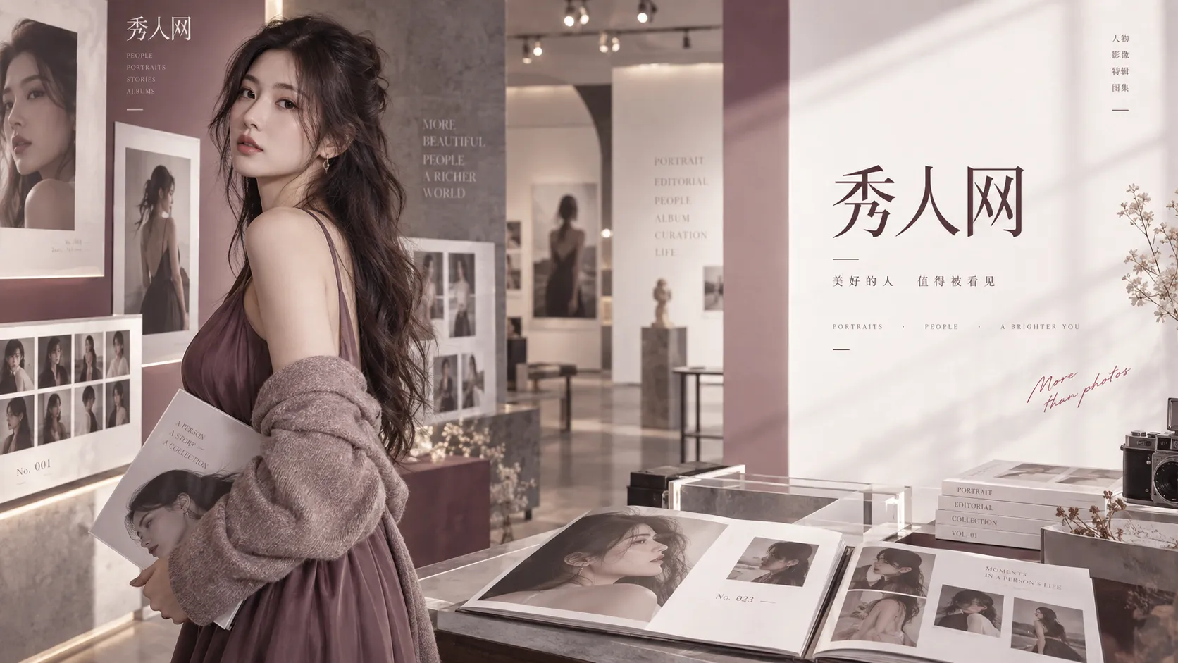 秀人网首页人物视觉作品主图